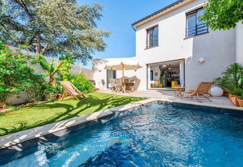 Maison 4 chambres en parfait état avec piscine en vente à Sanary-sur-Mer