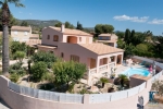Vue d'ensemble maison provençale T6 avec piscine a Sanary-sur-Mer