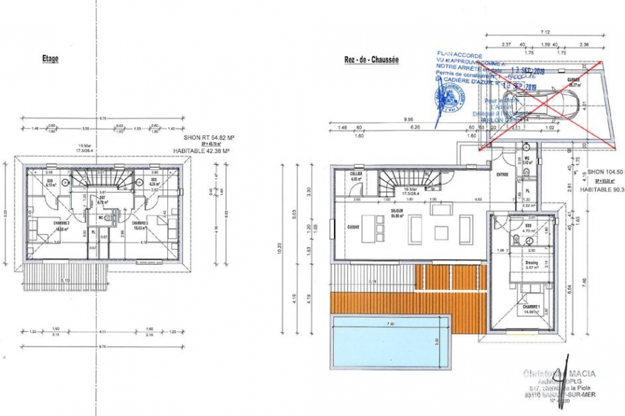 Vente terrain constructible 800 m² avec permis de construire maison et piscine la Cadière d’Azur FC Agence