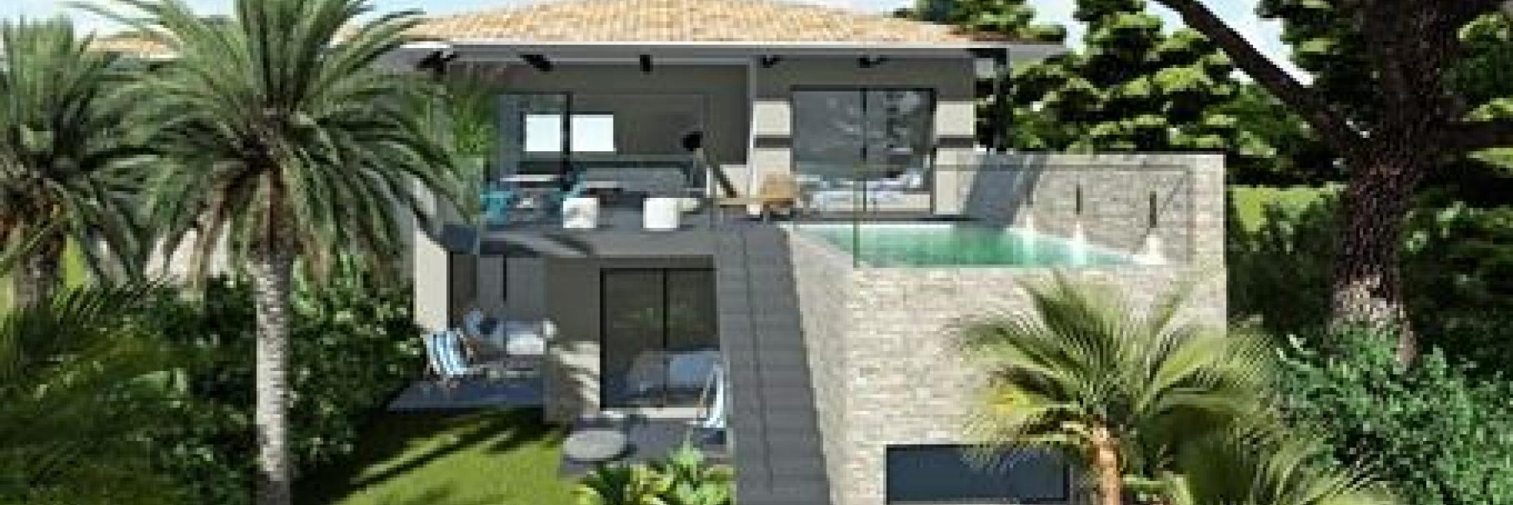 Villa T5 de 160 m2 avec piscine et vue mer à Sanary